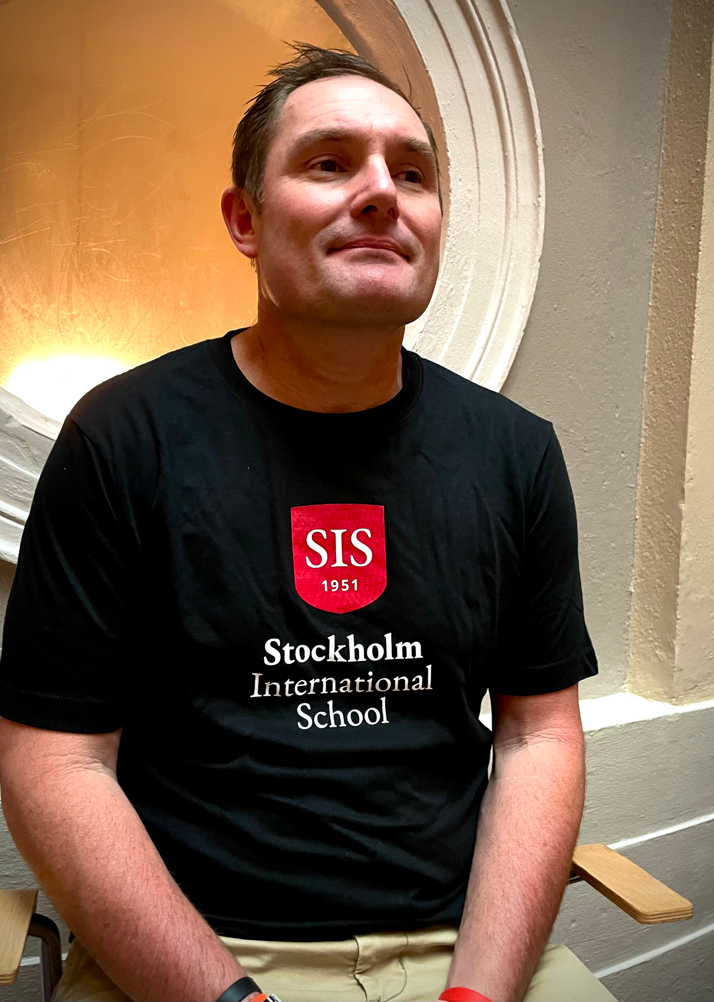 SIS T-shirts Black/White/Red